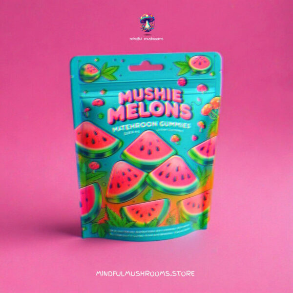 MUSHIE MELONS - Mushroom Gummies Watermelon Flavored