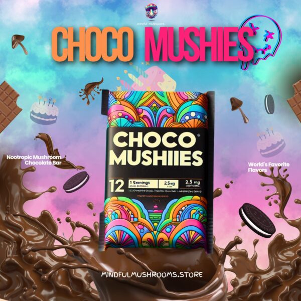 Choco Mushies - Nootropic Mushroom Chocolate Bar